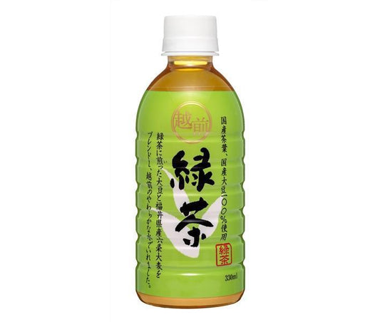 Morita (High Peace) Echizen Green Tea 330ml plastic bottle x 24 pieces [shipped in Japan]