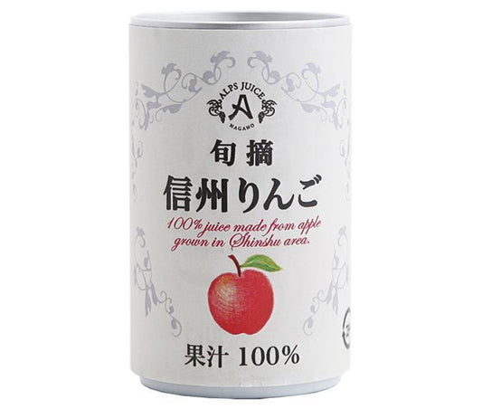 Alps Shinshu Apple Juice 160g can x 16 pieces [Shipped in Japan]