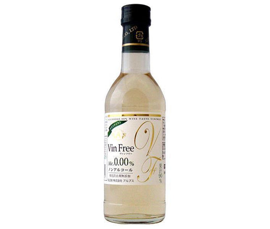 Alps Vinfree White 300ml Bottle x 24 Bottles [Ships from Japan] 