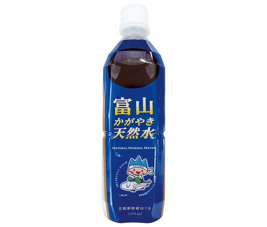 Goshu Pharmaceutical Hokuriku Kagayaki Natural Water 500ml plastic bottles x 24 bottles [shipped in Japan]