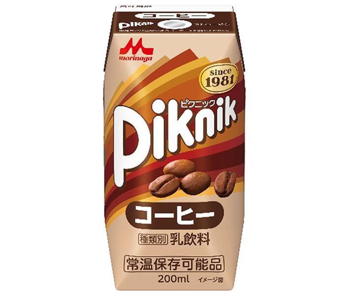 森永乳業 ピクニック コーヒー(プリズマ容器) 200ml紙パック×24本入【日本出荷】