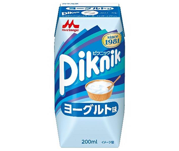 Morinaga Milk Industry Picnic Yogurt Flavor (Prisma Container) 200ml Paper Carton x 24 [Ships from Japan] 