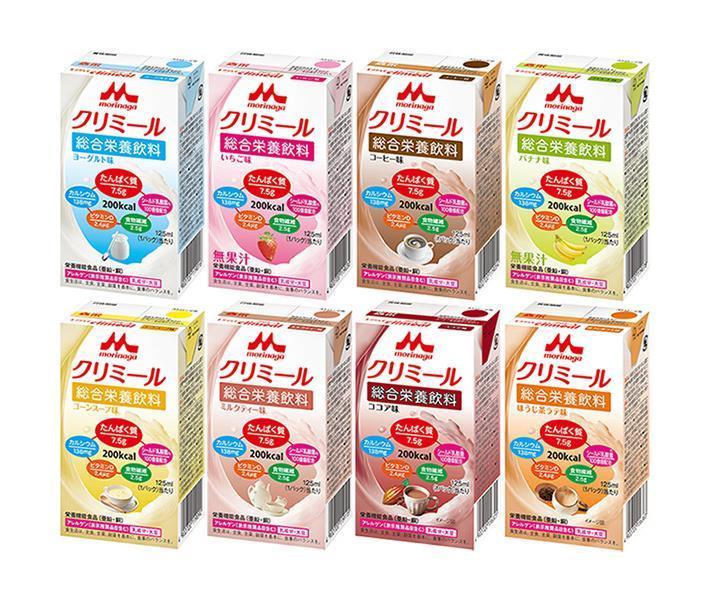 Morinaga Milk Enjoy Creamy Variety Set, 125ml Paper Carton x 24 [Ships from Japan] 