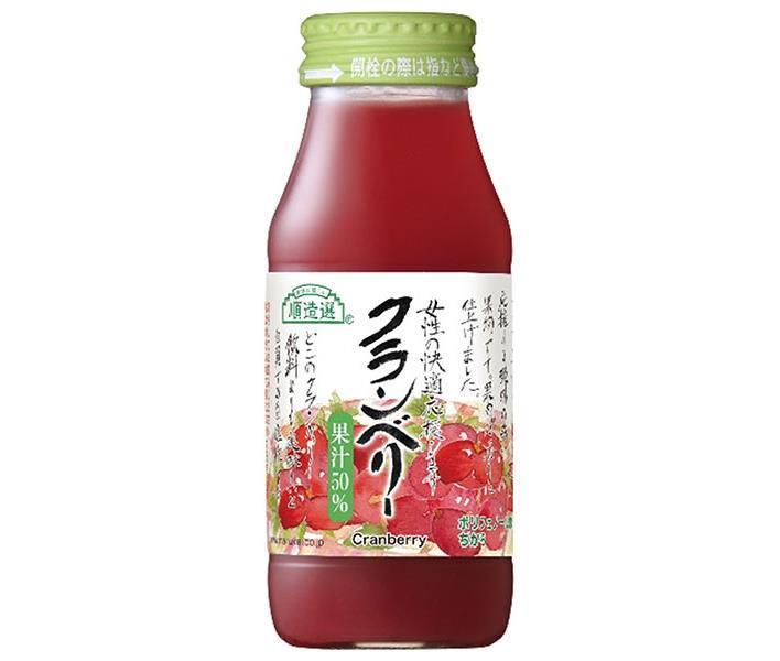 Marukai Junzosen Cranberry 180ml bottle x 20 bottles [shipped in Japan]