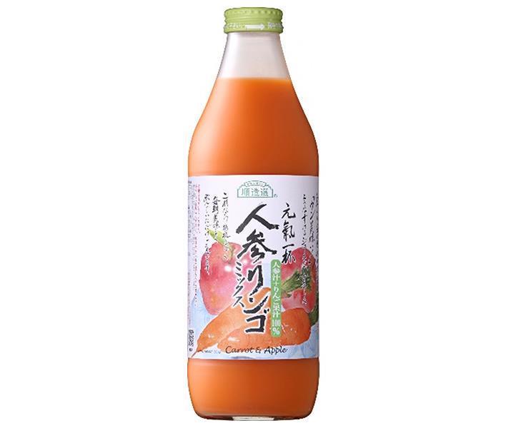 Marukai Junzo Selection Carrot and Apple Mix, 1000ml Bottle x 12 (6 x 2) Bottles [Ships from Japan] 