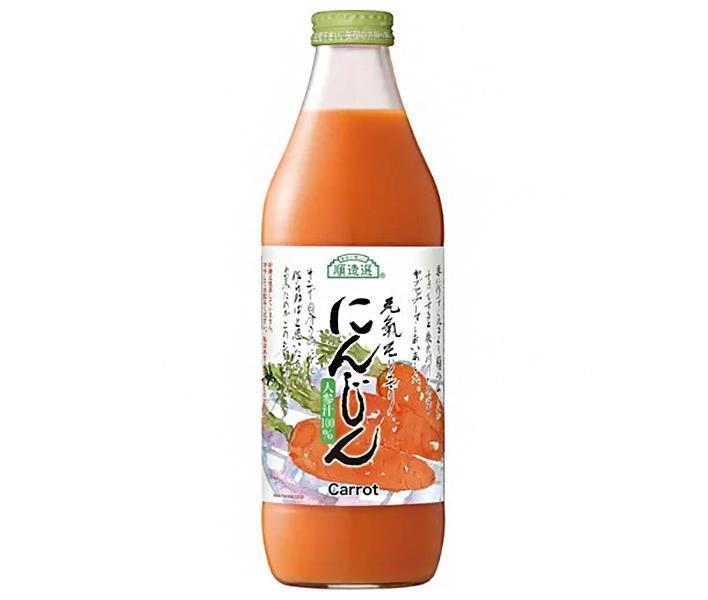 マルカイ 順造選 にんじん 1000ml瓶×12(6×2)本入【日本出荷】