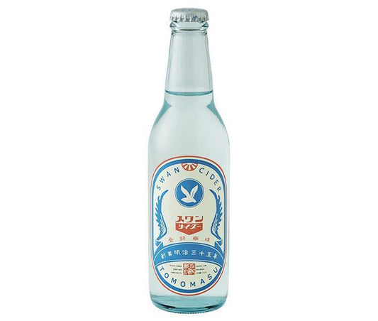 Tomomasu Drinks Swan Cider (Reprint Edition) 330ml Bottles x 24 [Ships from Japan] 