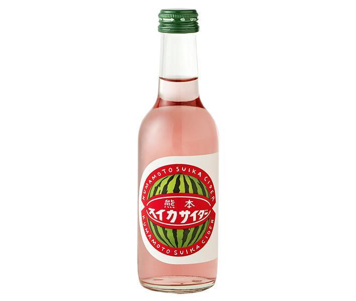 Yumasu Beverage Kumamoto Watermelon Cider 245ml bottles x 24 bottles [shipped in Japan]