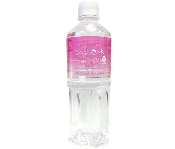 友桝飲料 シリカ水 555mlペットボトル×24本入【日本出荷】