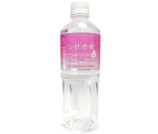 友桝飲料 シリカ水 555mlペットボトル×24本入【日本出荷】