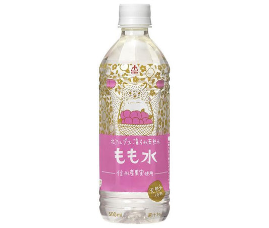 Gold Pack Pure Natural Water from the Northern Alps Peach Water 500ml PET Bottles x 24 [Shipped in Japan]
