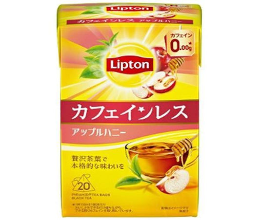 Key Coffee Lipton Decaffeinated Tea, Apple Honey, 20p x 6 boxes [Ships from Japan] 