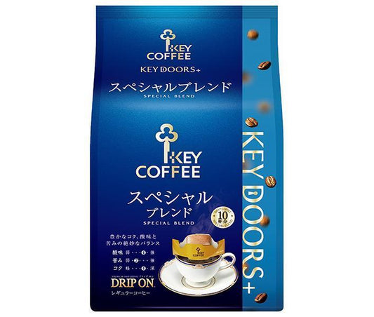 キーコーヒー KEY DOORS+ ドリップ オン スペシャルブレンド (8g×10袋)×6袋入【日本出荷】