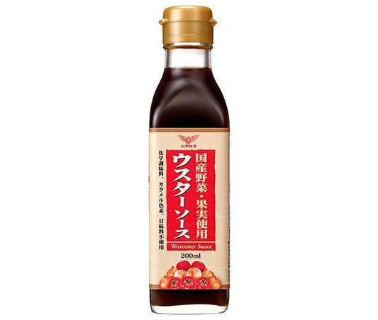 ハグルマ 国産野菜 果実使用ウスターソース 200ml瓶×12本入【日本出荷】