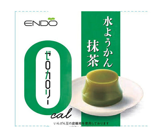 Endo Seian Zero Calorie Mizu Yokan Matcha, 90g x 24 pieces [Ships from Japan] 
