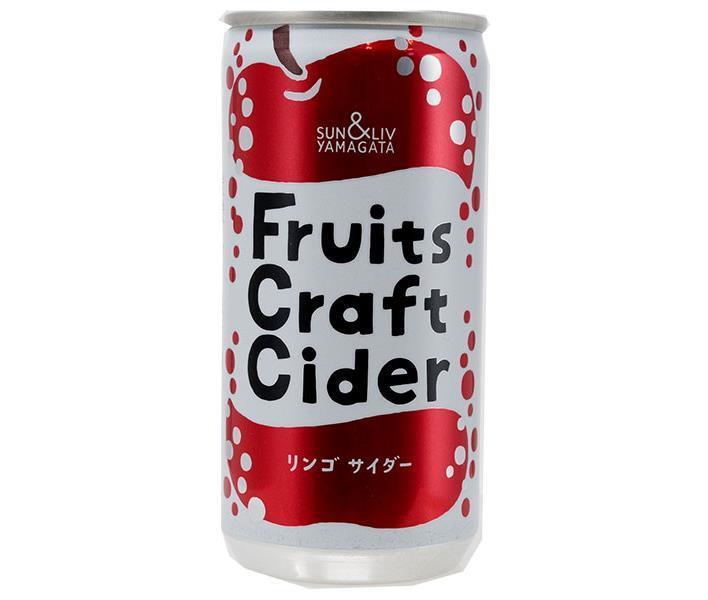 Yamagata Foods FruitsCraftCider Apple 200ml Cans x 30 [Ships from Japan] 
