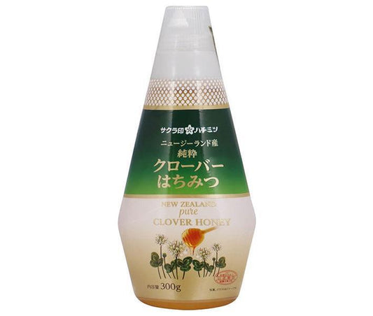 加藤美蜂園 サクラ印 ニュージーランド産 クローバーはちみつ 300g×12本入【日本出荷】