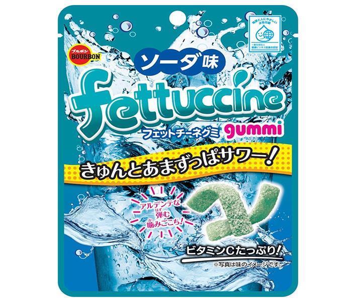 Bourbon Fettuccine Gummy Candy, Soda Flavor, 50g x 10 pieces [Ships from Japan] 