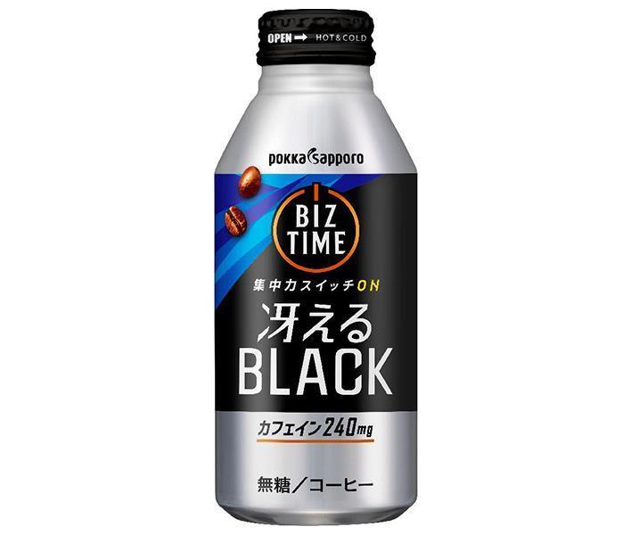 Pokka Sapporo Biz Time Saekeru Black 390g bottle can x 24 pieces [shipped in Japan]