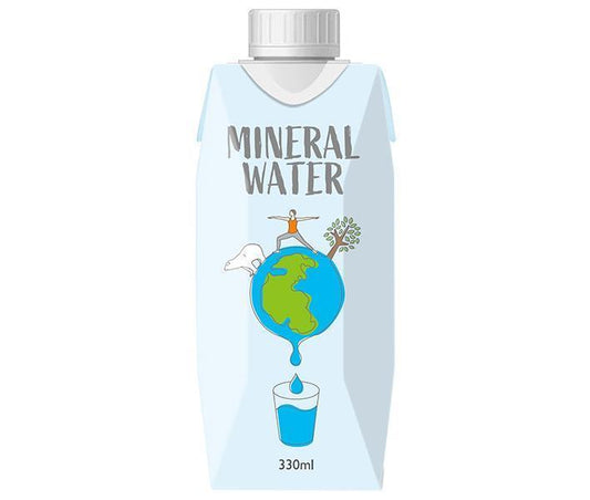Sakura Food Industry Sakura Mineral Water 330ml paper pack x 18 bottles [shipped in Japan]