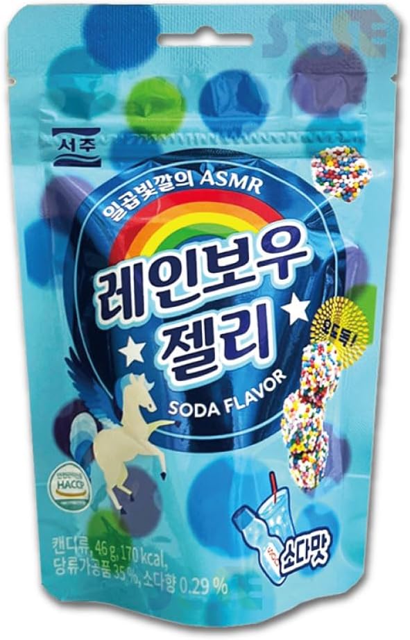 Rainbow Gummy Packs 46g / レインボーグミ パック 46g