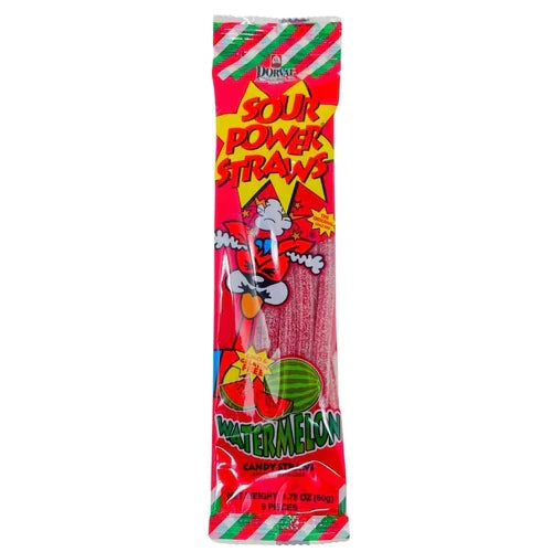 Sour Power Straws - First drink with it, then it eat:) - 9 Units pack　 サワーパワー９本入り