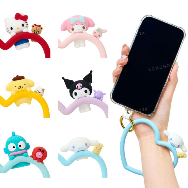 Sanrio Smartphone Strap Heart /サンリオ スマホストラップ ハート