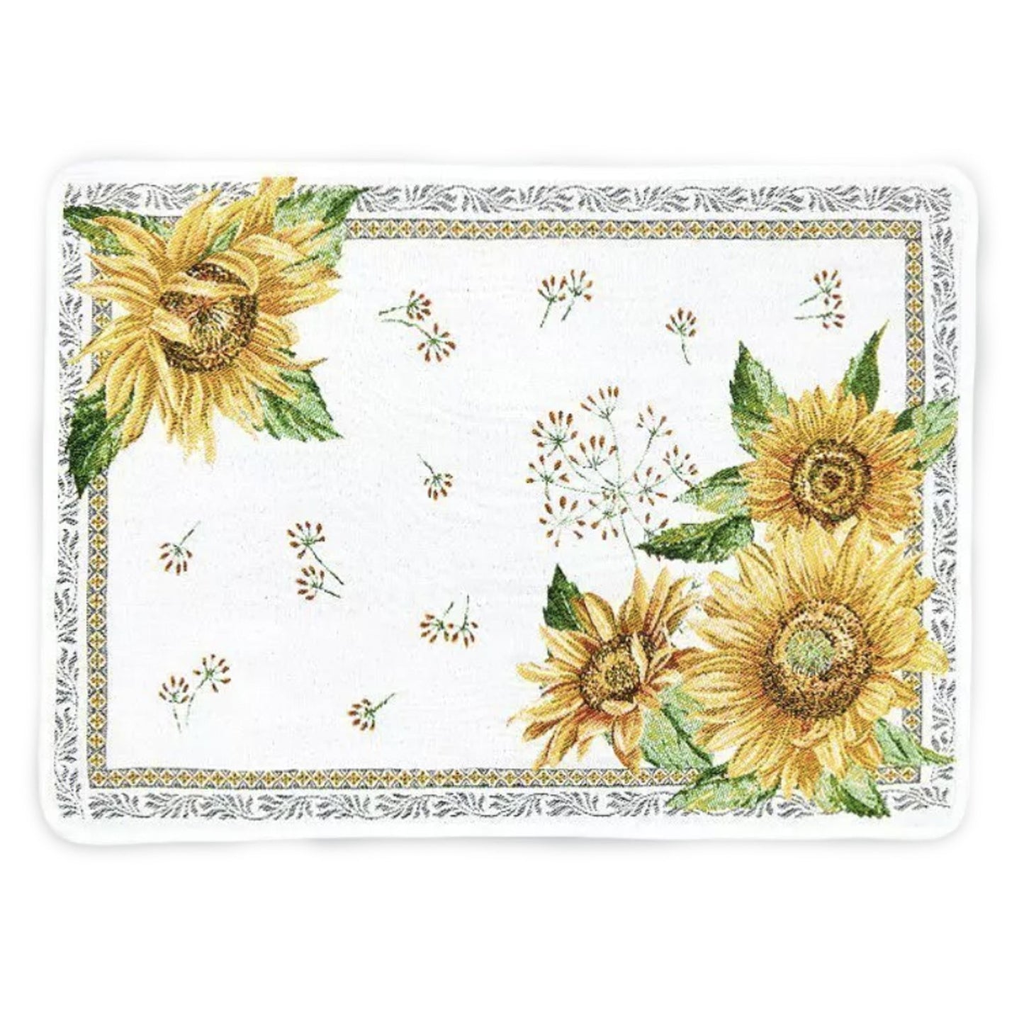 Sunflower Placemat White