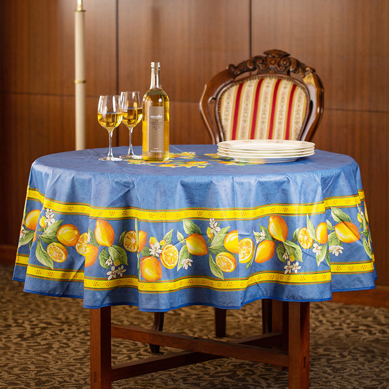 Lemon Tablecloth 180 (Water-repellent)