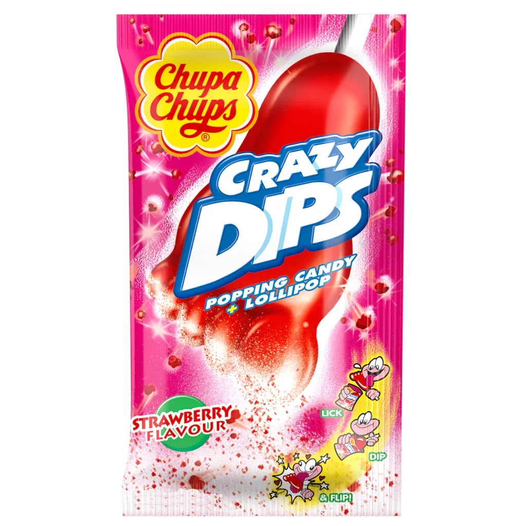Crazy Dips Chupa Chups - Single unit  チュッパチャップス　クレイジーディップ