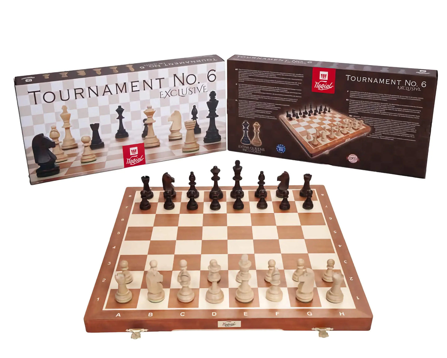 WEGIEL　競技用チェスセット　Tournament　No. 6　クイーン２個付き