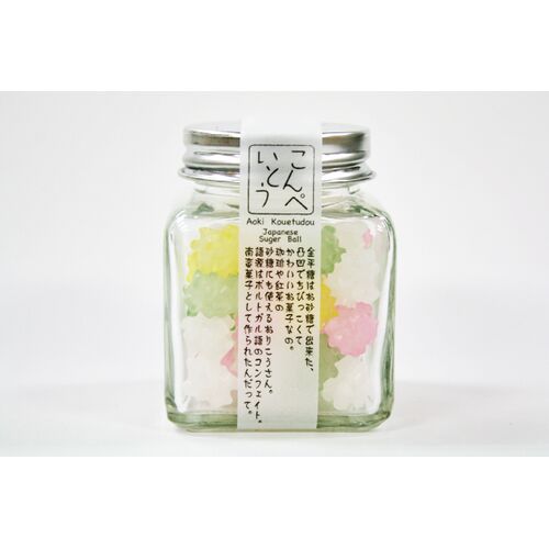 Konpeito in Mini Glass Jar / コンペイトウ ミニガラスジャー入り