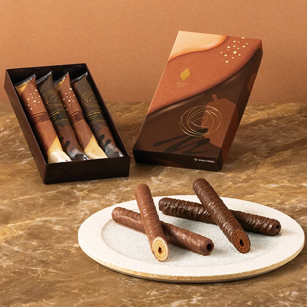 YOKUMOKU【兩種口味 4支裝】巧克力雪茄 - 冬季限定的巧克力饗宴