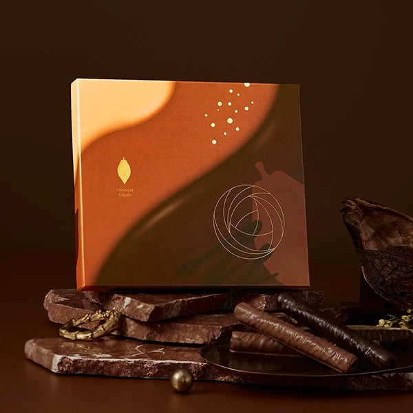 YOKUMOKU【2種 10本入り】巧克力雪茄蛋捲 - 冬季限定的美味邂逅